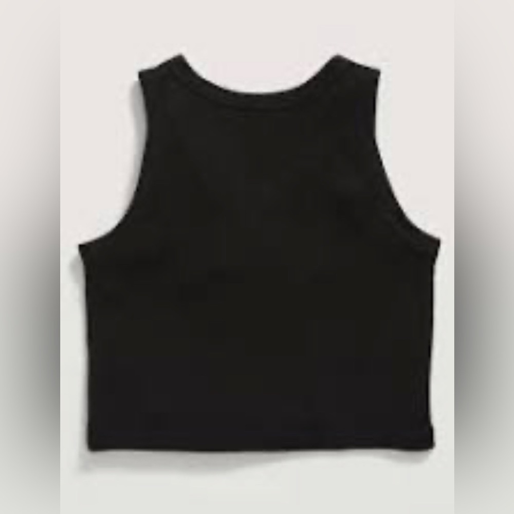 Girls, old navy active tank top in a black color size large (10-12)